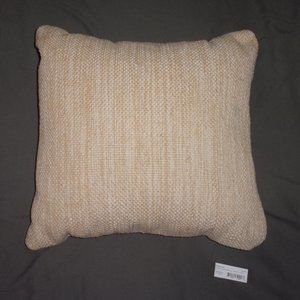 Four Hands Flaxen Ombre Beige Decorative 20" Pillow Inom-28 Zipper Closure